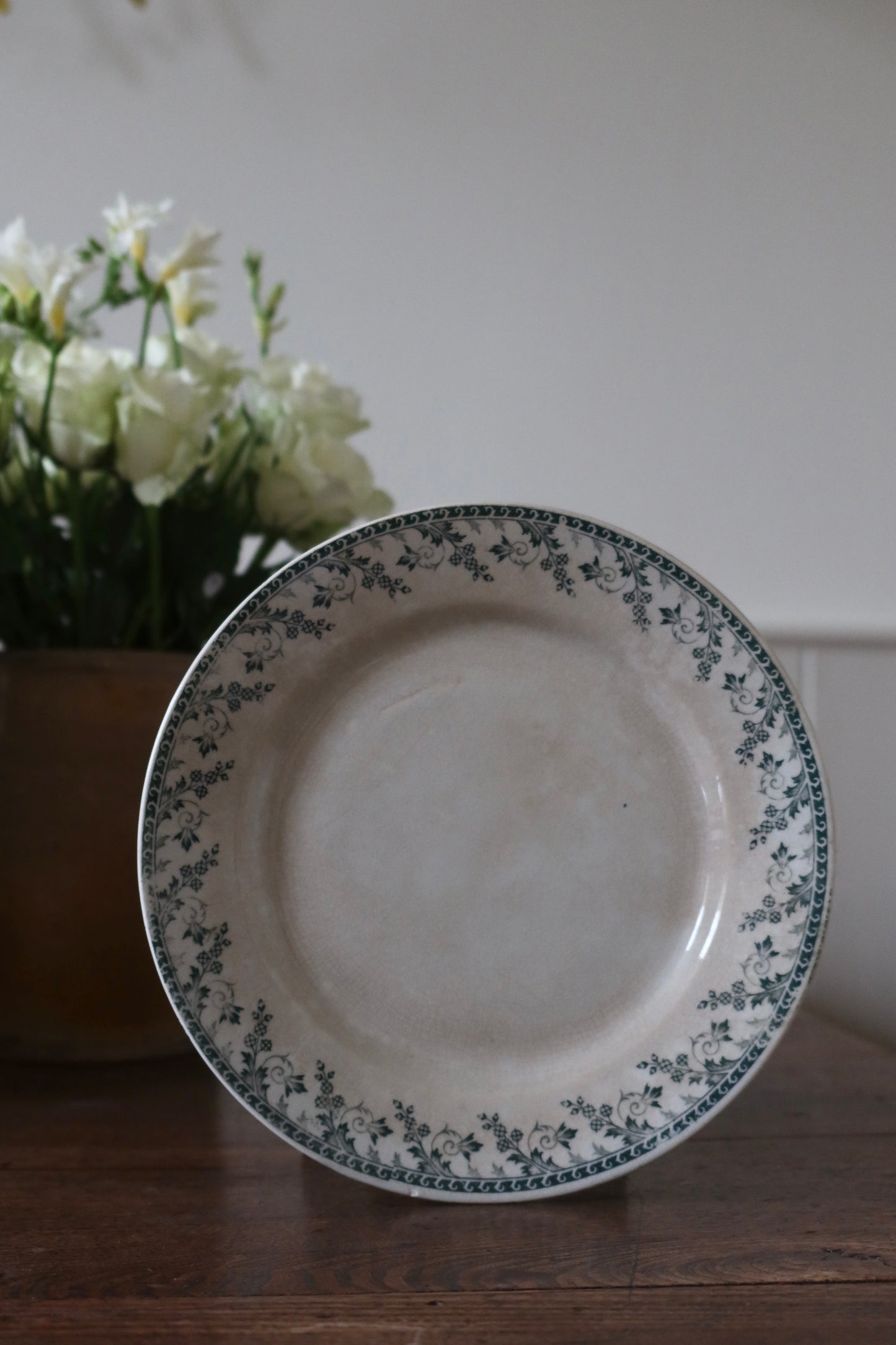 Blue Ironstone Decorative French Dish