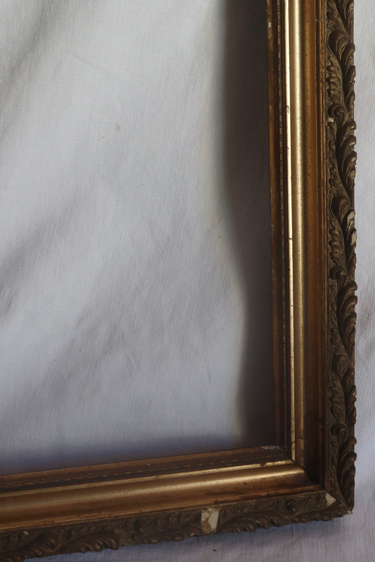 Old decorative gilt frame