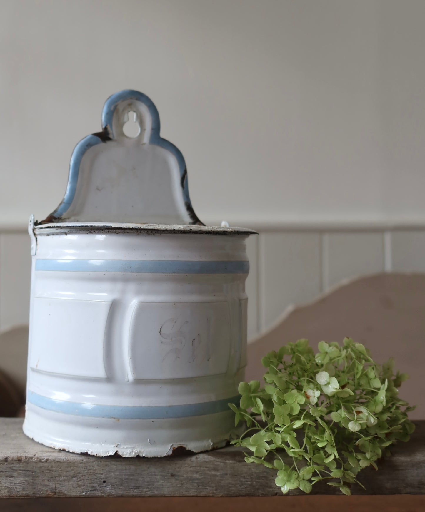 French Vintage Sel Pot