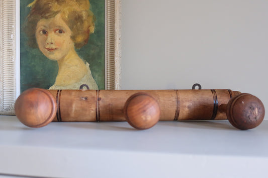 French Wooden Peg Rail