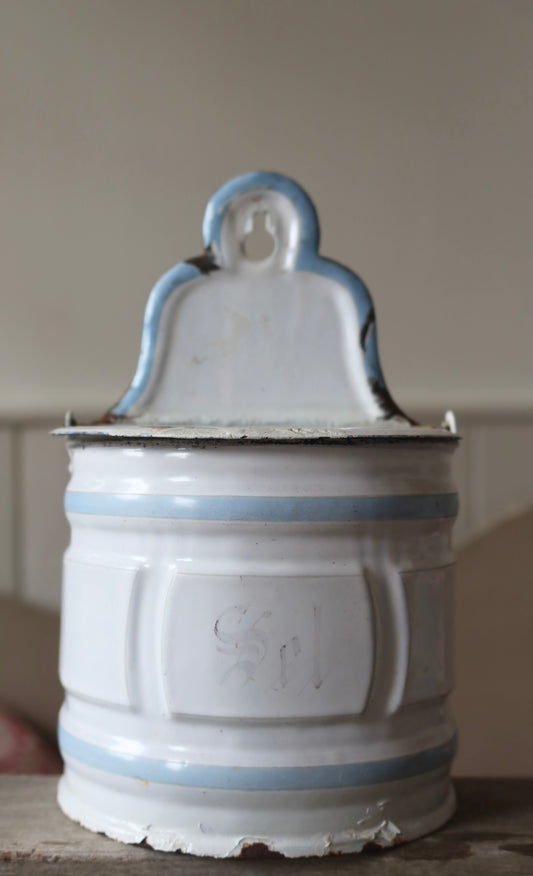 French Vintage Sel Pot