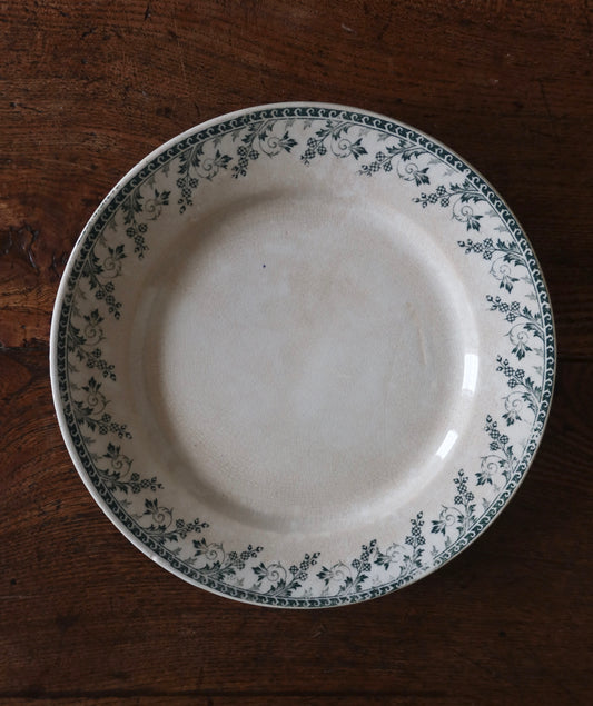 Blue Ironstone Decorative French Dish