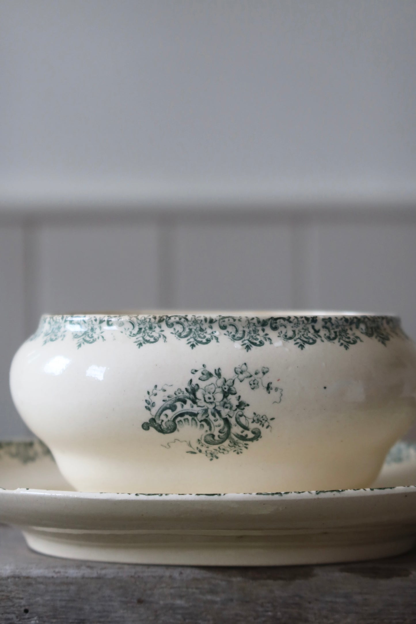 French Antique Ironstone Serving Dish