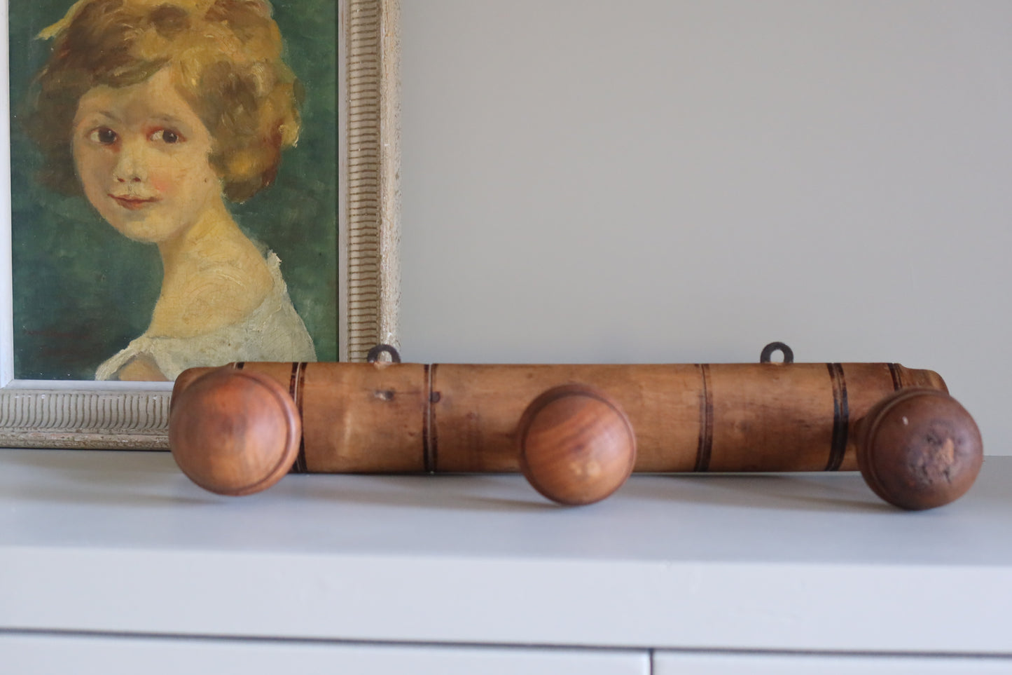 French Wooden Peg Rail