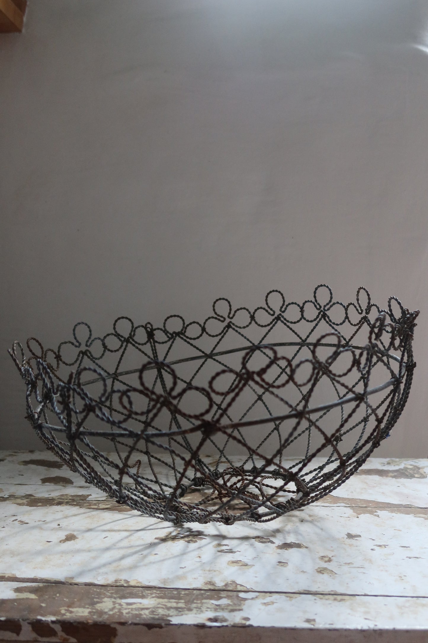 Large French Wire Planter